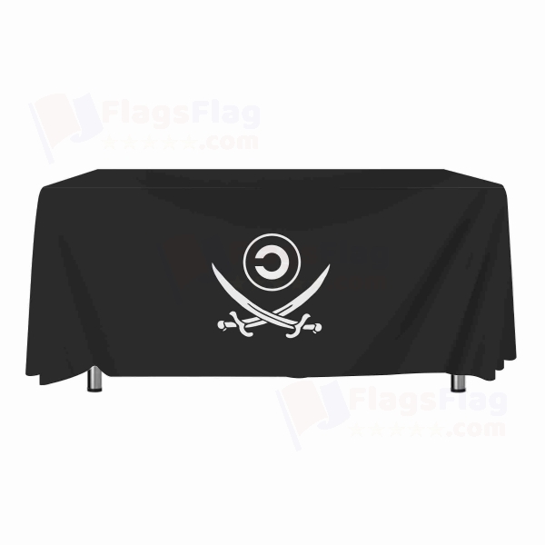 Copyleft Pirate Symbol Tablecloth Models