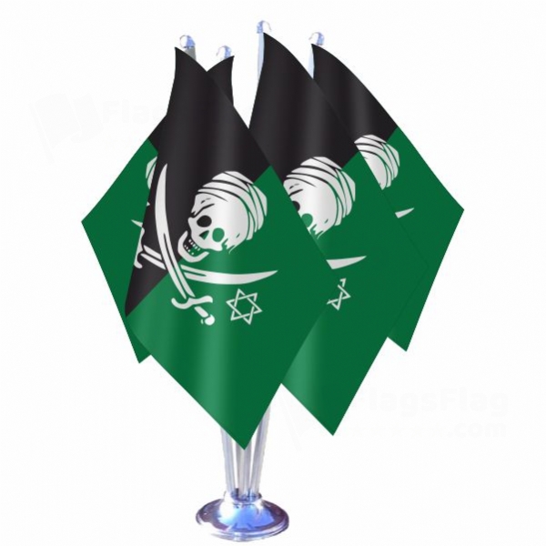 Corsairs Quadruple Table Flag