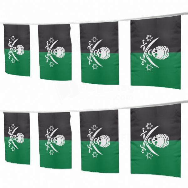 Corsairs Square String Flags