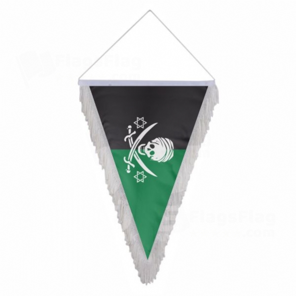 Corsairs Triangle Fringed Streamers