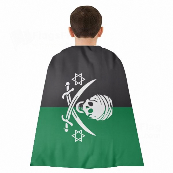 Corsairs Woven Fabric Cloak Digital Printing