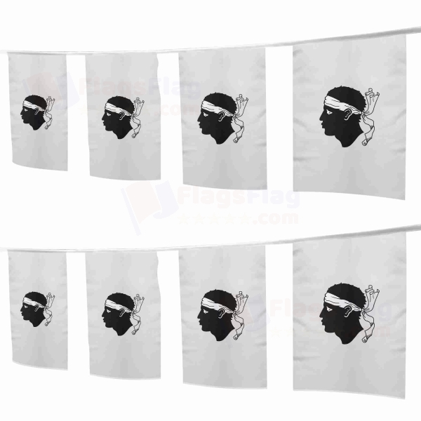 Corsica Square String Flags
