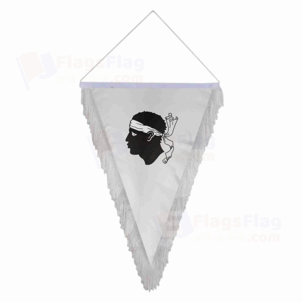 Corsica Triangle Fringed Streamers