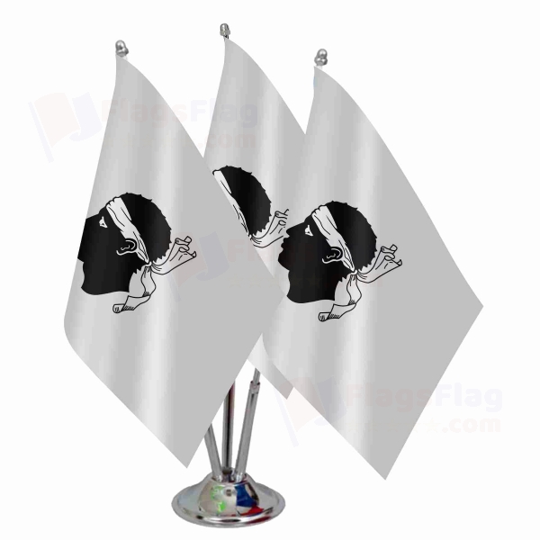 Corsica Triple Table Flag