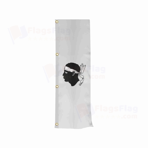 Corsica Vertically Raised Flags