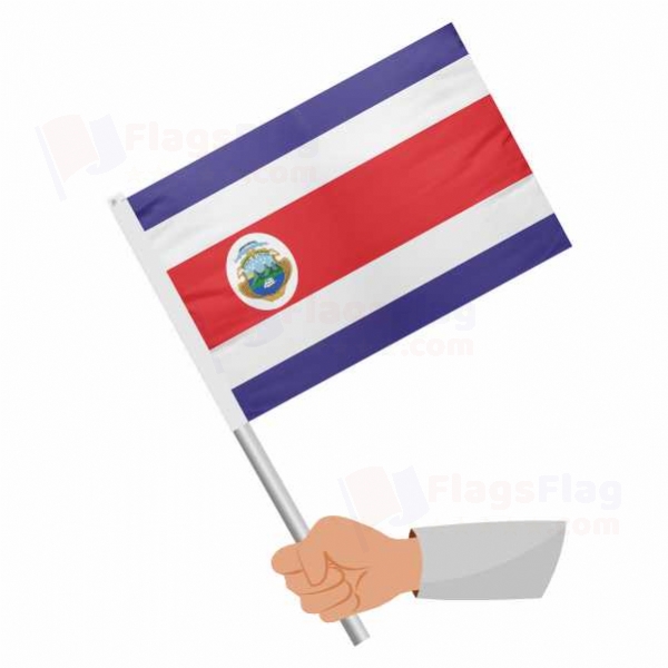 Costa Rica Stick Flag