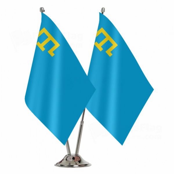 Crimean Tatars Binary Table Flag