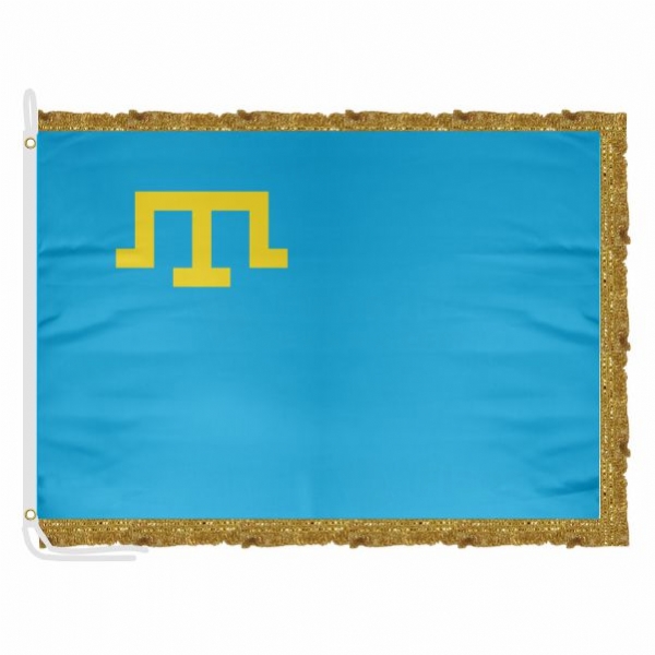 Crimean Tatars Satin Office Flag