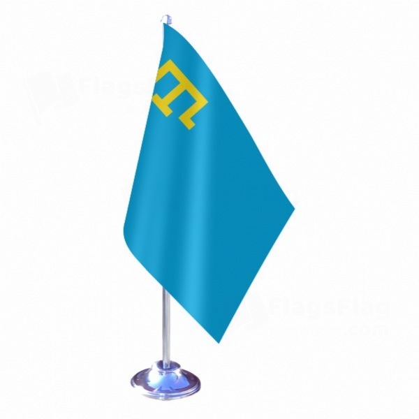 Crimean Tatars Single Table Flag