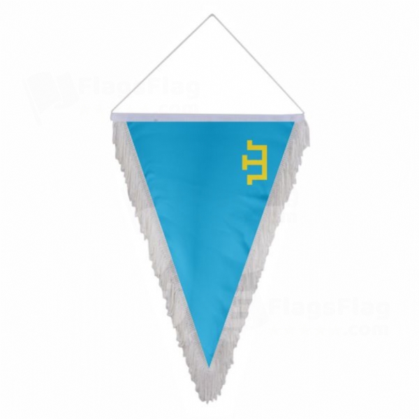 Crimean Tatars Triangle Fringed Streamers