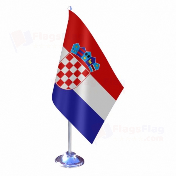 Croatia Single Table Flag
