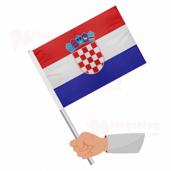 Croatia Stick Flag