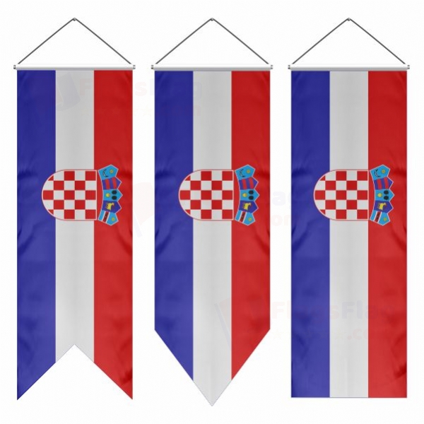 Croatia Swallowtail Flags