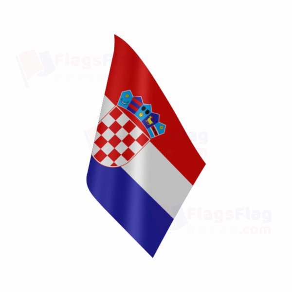 Croatia Table Flag