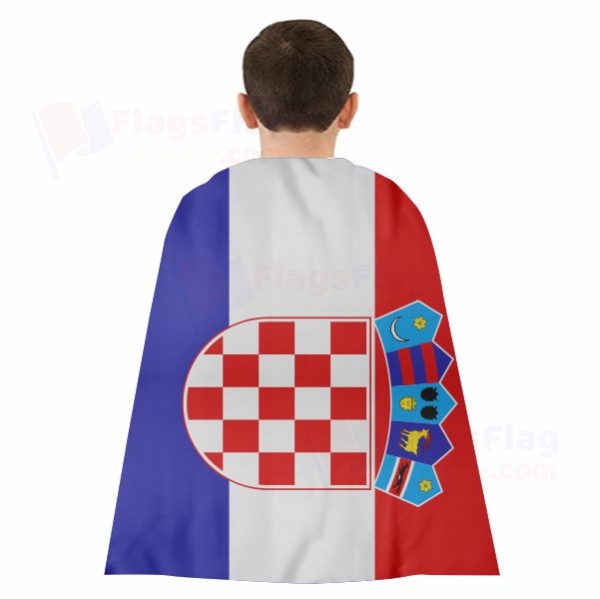 Croatia Woven Fabric Cloak Digital Printing