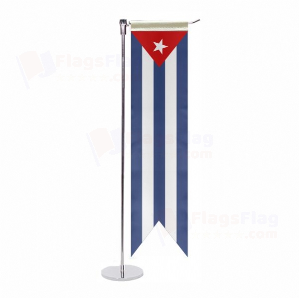 Cuba L Table Flag