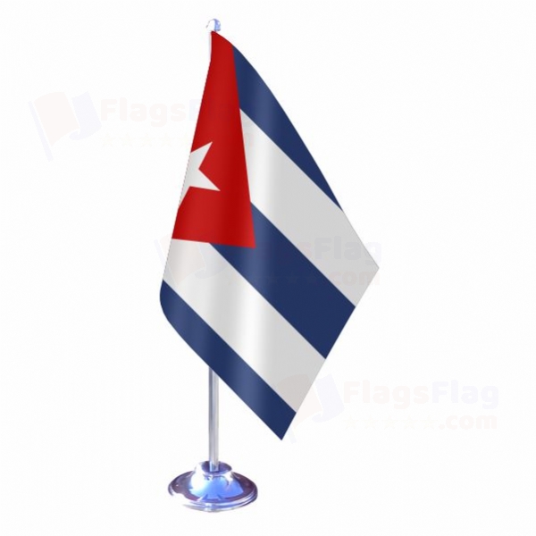 Cuba Single Table Flag