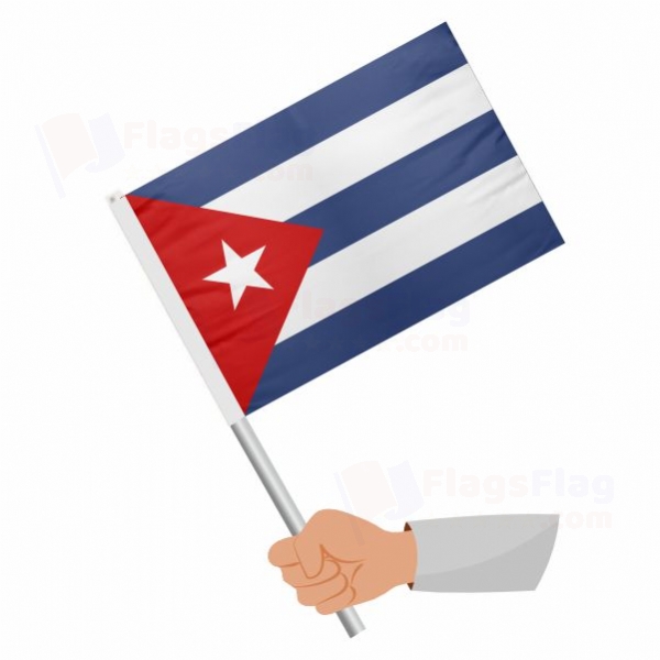 Cuba Stick Flag