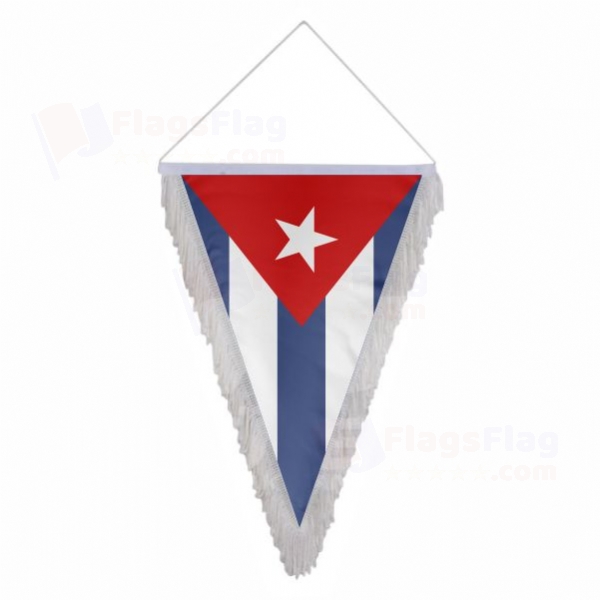 Cuba Triangle Fringed Streamers