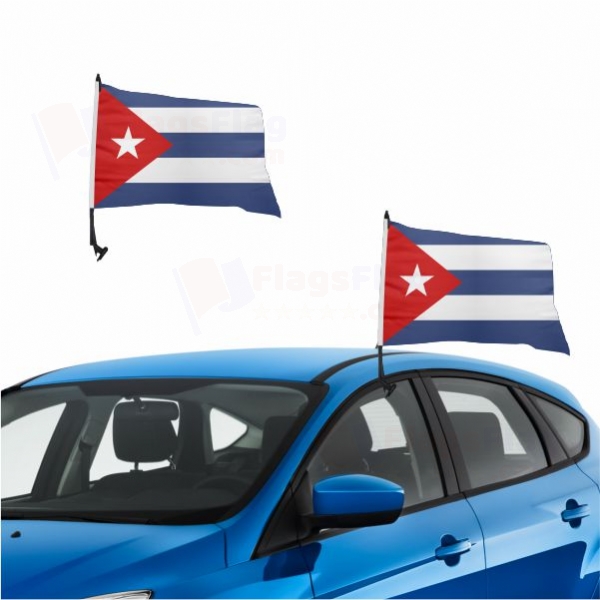 Cuba Vehicle Convoy Flag