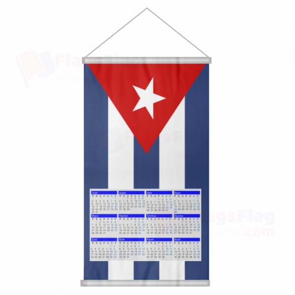 Cuba Woven Fabric Digital Printing Calendar