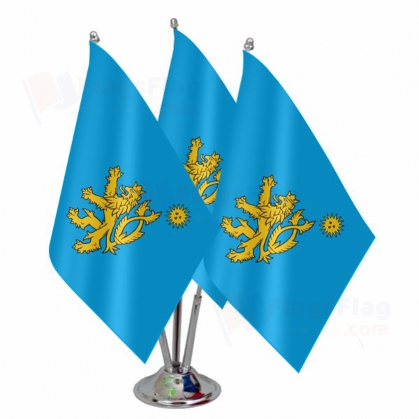 Cumania Khanate Triple Table Flag