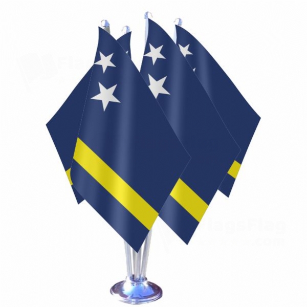 Cura�ao Quadruple Table Flag