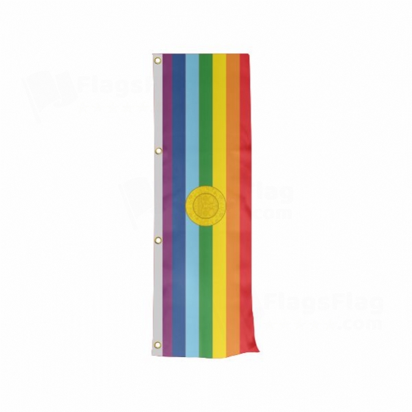 Cusco Vertically Raised Flags