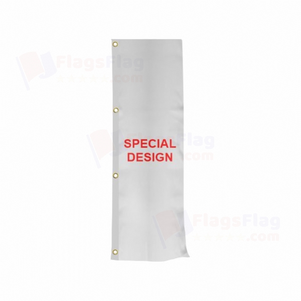 Custom Vertically Raised Flags