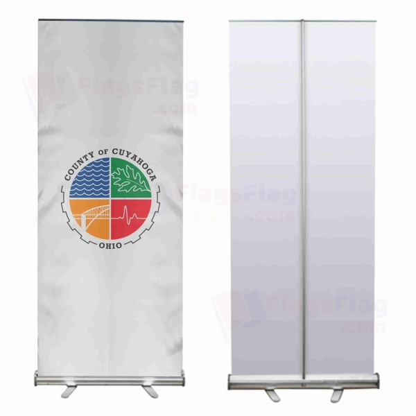 Cuyahoga County Ohio Roll Up Banner