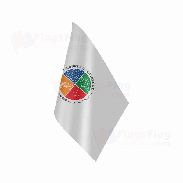 Cuyahoga County Ohio Table Flag