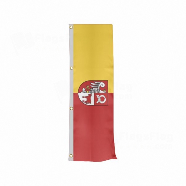 Czarnkow Trzcianka Vertically Raised Flags