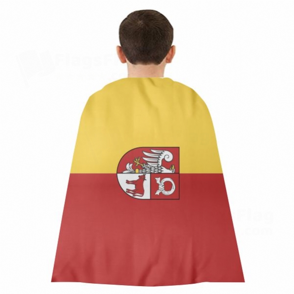 Czarnkow Trzcianka Woven Fabric Cloak Digital Printing