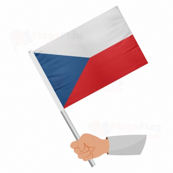 Czech Republic Stick Flag