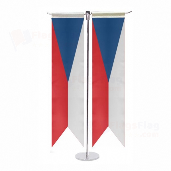 Czech Republic T Table Flags