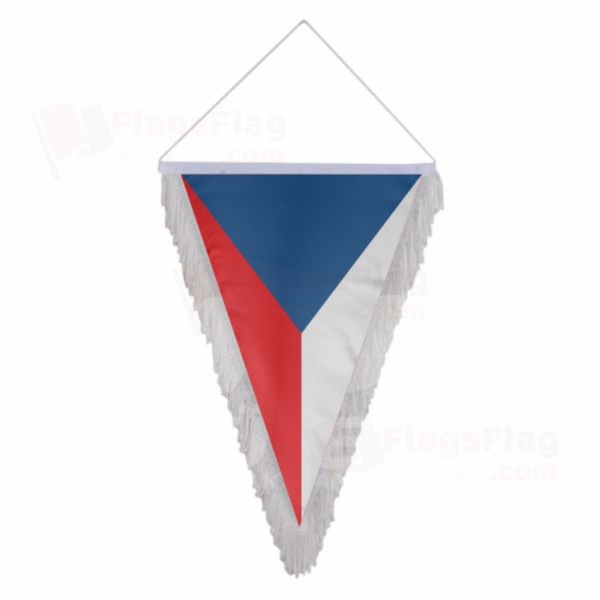 Czech Republic Triangle Fringed Streamers