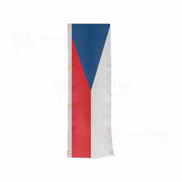 Czech Republic Vertically Raised Flags