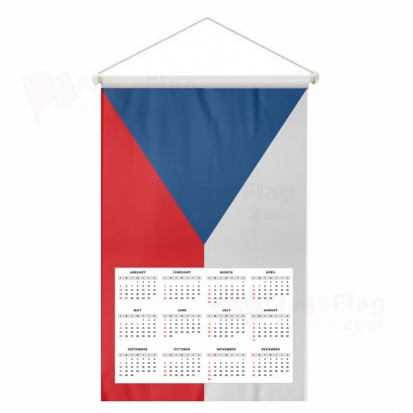Czech Republic Woven Fabric Digital Printing Calendar