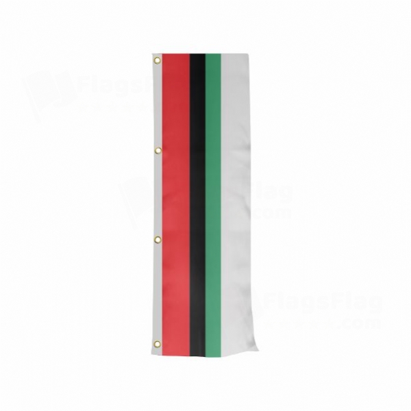 Dabrowa Vertically Raised Flags