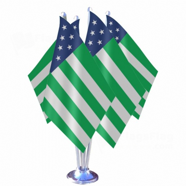 Dagestan Turks Quadruple Table Flag