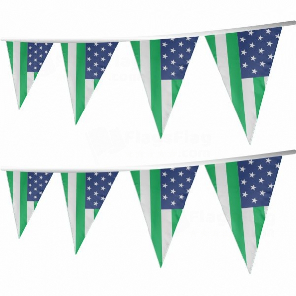 Dagestan Turks Stringed Triangle Flag