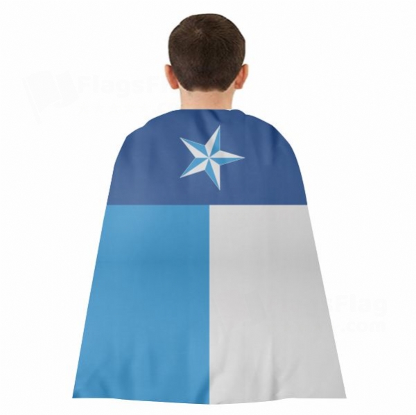 Dallas County Texas Woven Fabric Cloak Digital Printing