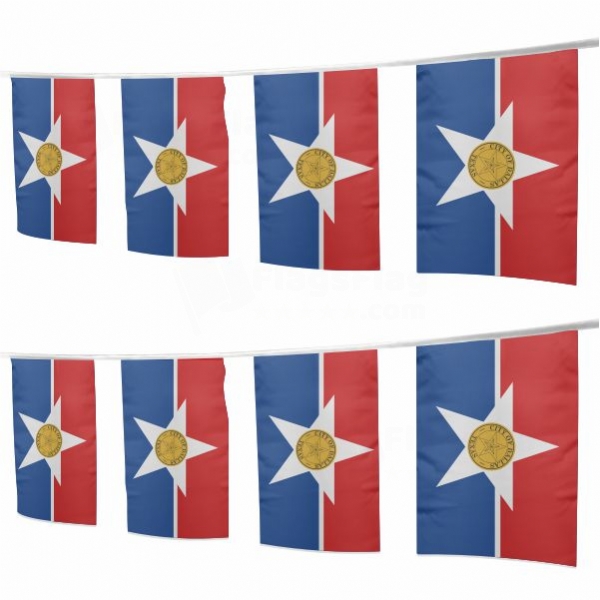 Dallas Square String Flags