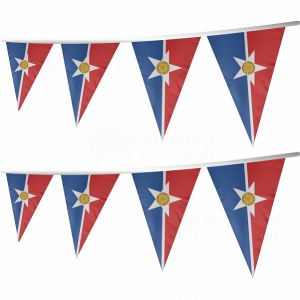 Dallas Stringed Triangle Flag