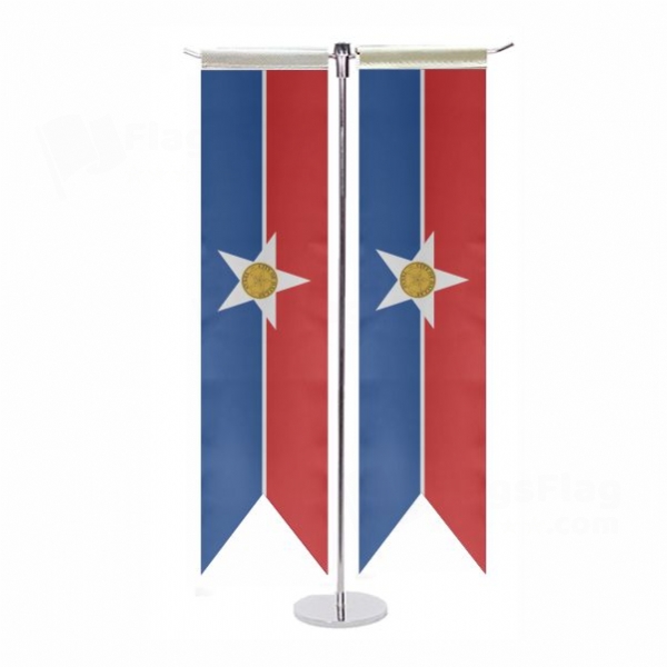 Dallas T Table Flags