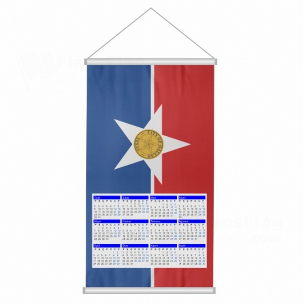 Dallas Woven Fabric Digital Printing Calendar