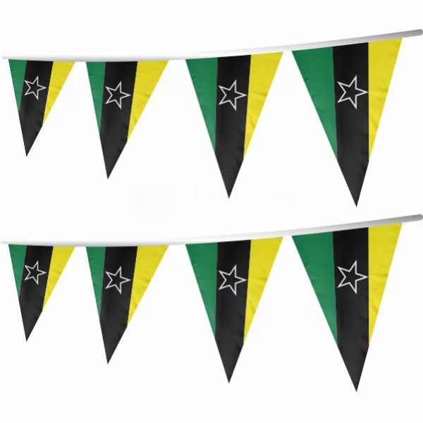 Dar El Kuti Stringed Triangle Flag