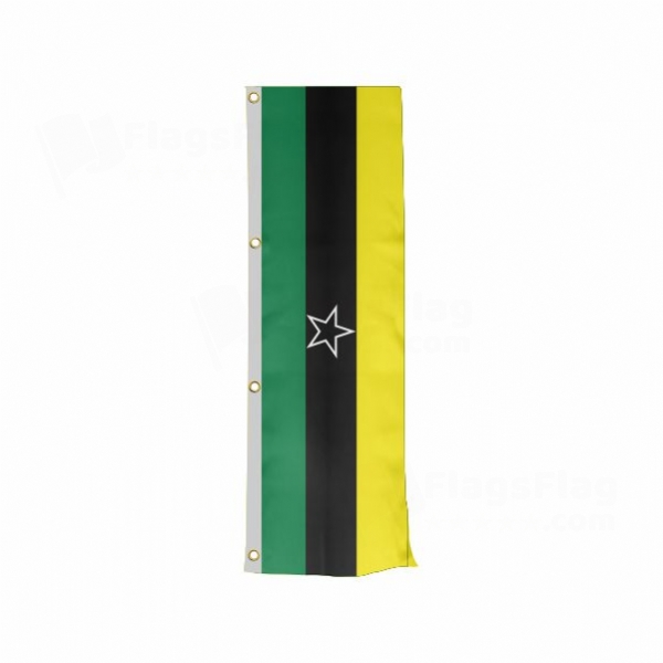 Dar El Kuti Vertically Raised Flags