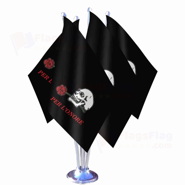 Decima Mas 1943 1945 Quadruple Table Flag