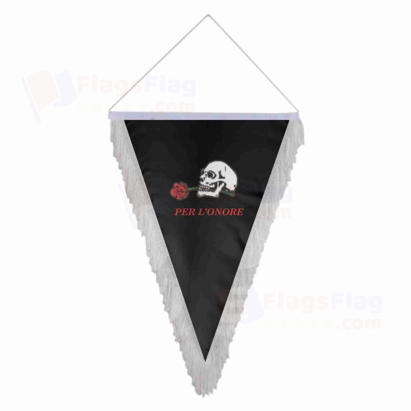 Decima Mas 1943 1945 Triangle Fringed Streamers